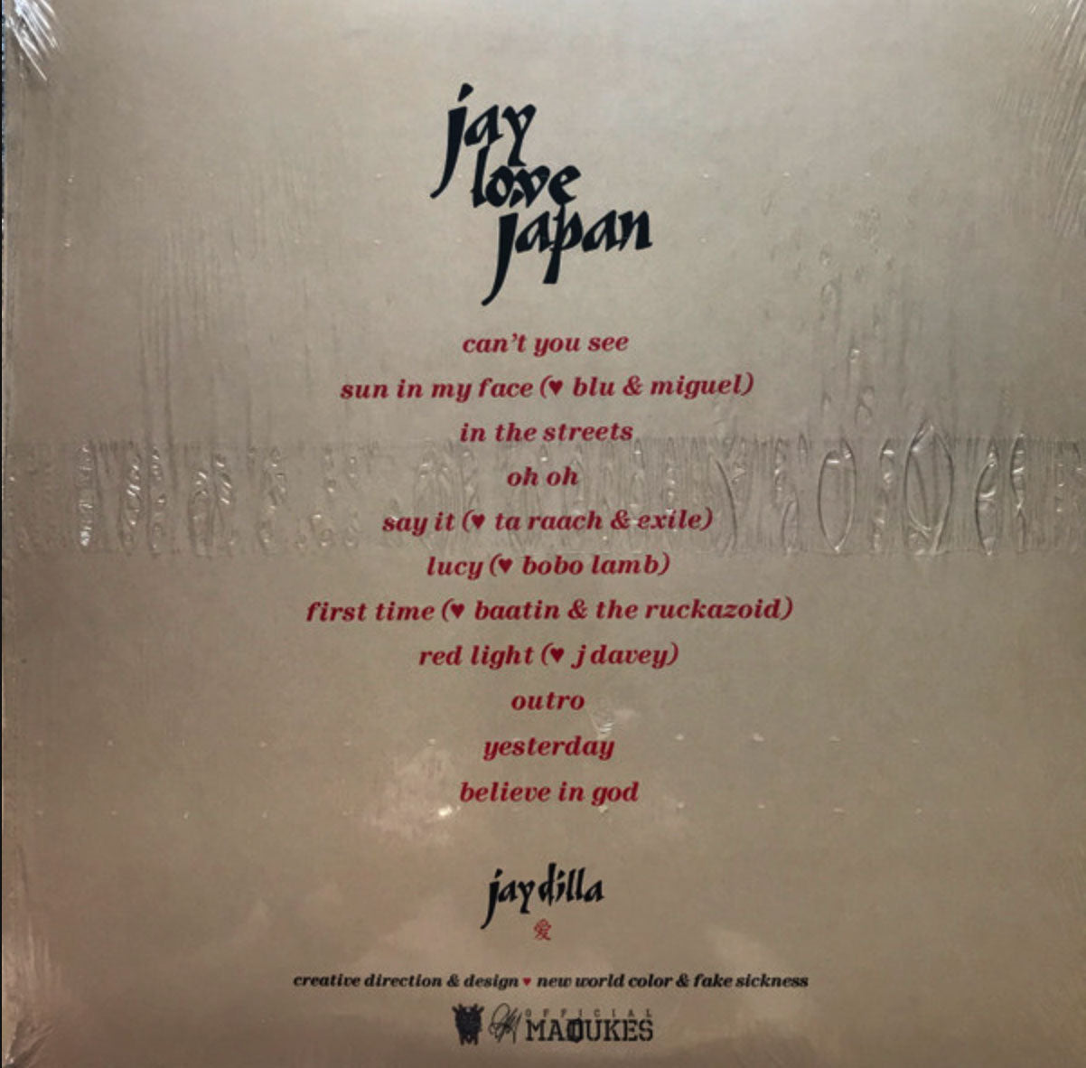 J Dilla – Jay Love Japan