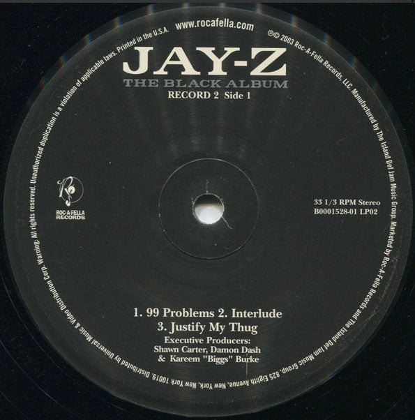 Jay-Z – The Black Album - US Pressing VinylPursuit.com
