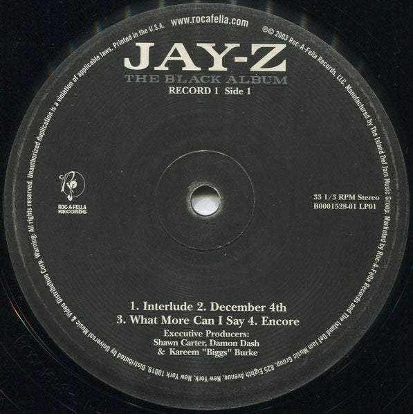 Jay-Z – The Black Album - US Pressing VinylPursuit.com