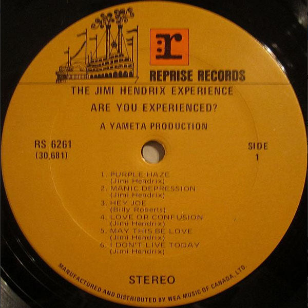 Jimi Hendrix ‎– Are You Experienced? Early Pressing!