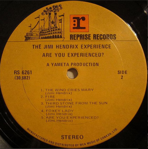 Jimi Hendrix ‎– Are You Experienced? Early Pressing!