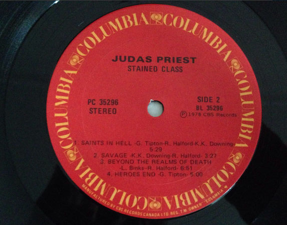 Judas Priest – Stained Class Vinyl Pursuit Inc