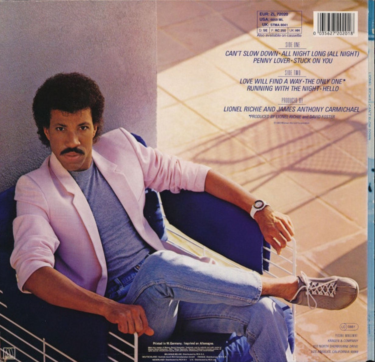 Lionel Richie – Can't Slow Down - 1983  Orginal