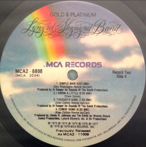 Lynyrd Skynyrd Band – Gold & Platinum - 1980 Original