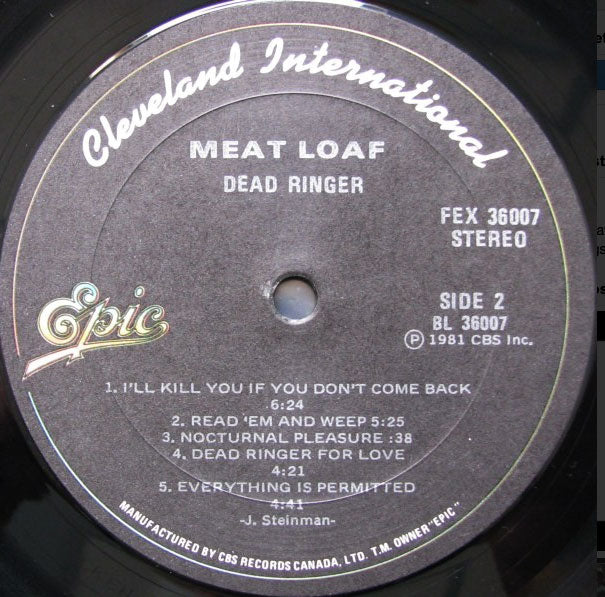 Meat Loaf – Dead Ringer