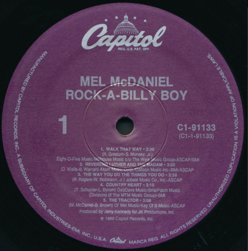 Mel McDaniel - Rock-A-Billy Boy - Sealed