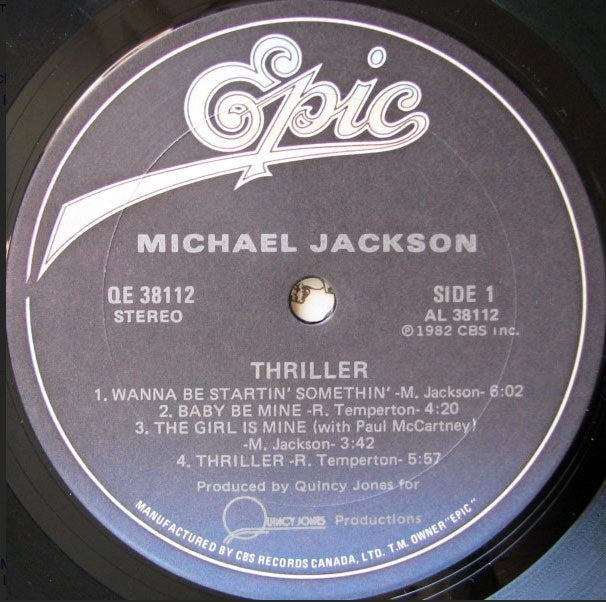 Michael Jackson - Thriller - 1982 VinylPursuit.com