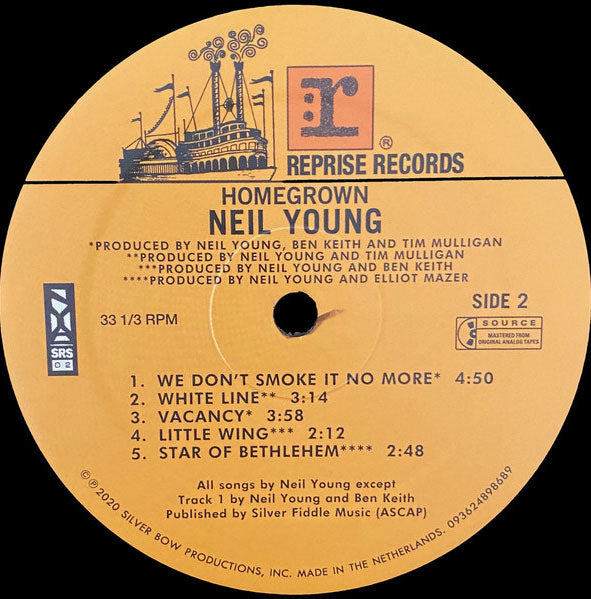 Neil Young - Homegrown - RSD Edition, SEALED!
