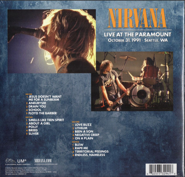 Nirvana – Live At The Paramount