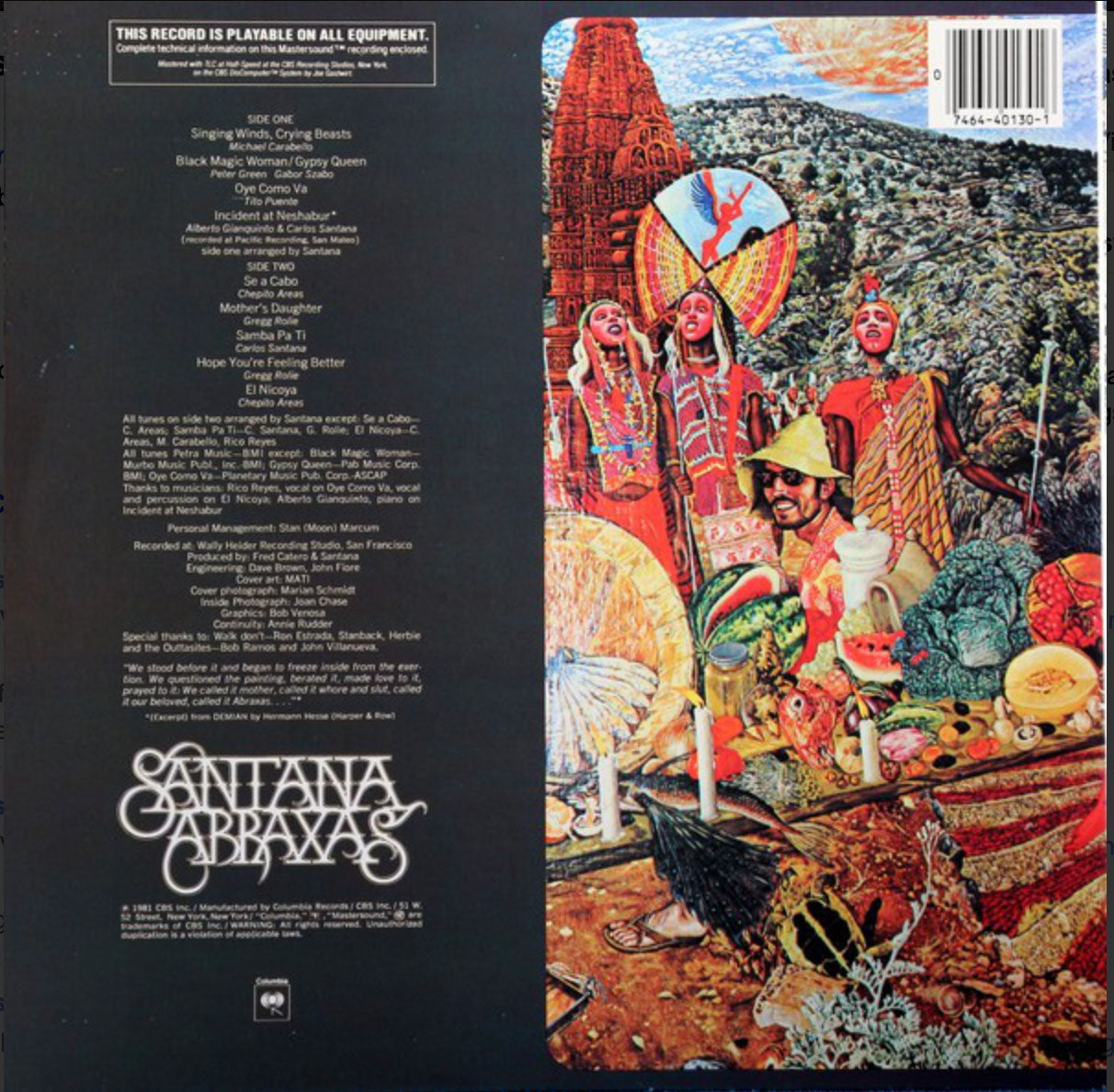 Santana - Abraxas - Mastersound Series - RARE