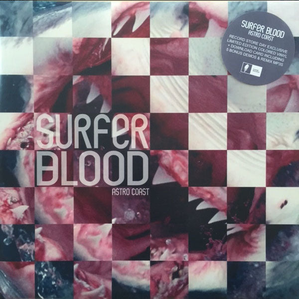 Surfer Blood – Astro Coast - Red/White/Blue/Grey Swirl