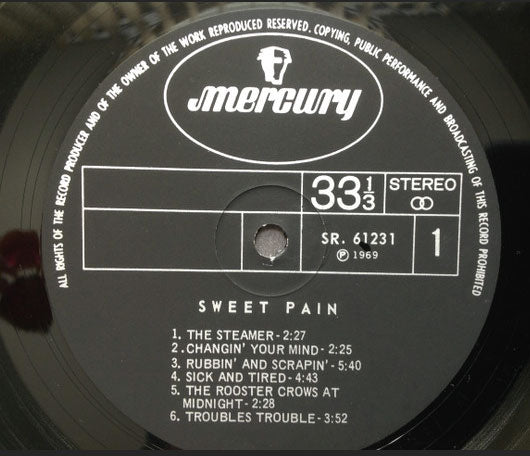 Sweet Pain ‎– England's Heavy Blues Super Session - 1969 Rare Original!