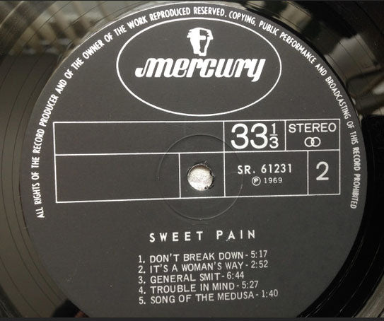 Sweet Pain ‎– England's Heavy Blues Super Session - 1969 Rare Original!