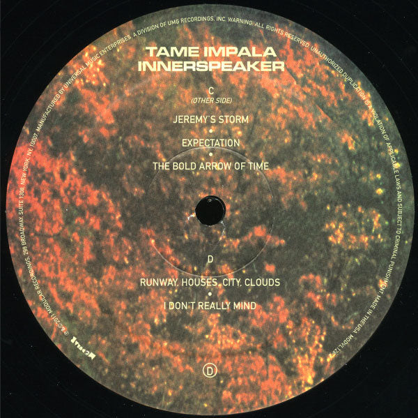 Tame Impala – Innerspeaker - US Pressing