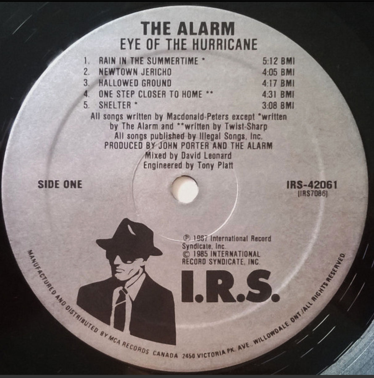 The Alarm - Eye Of The Hurricane - 1987