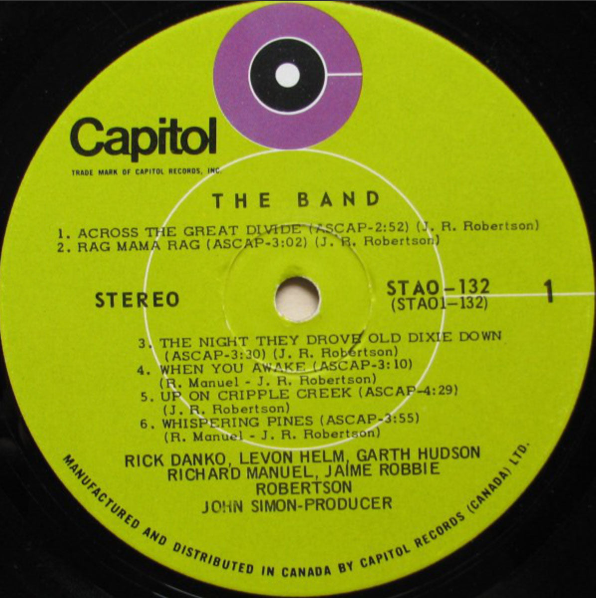 The Band – The Band VinylPursuit.com