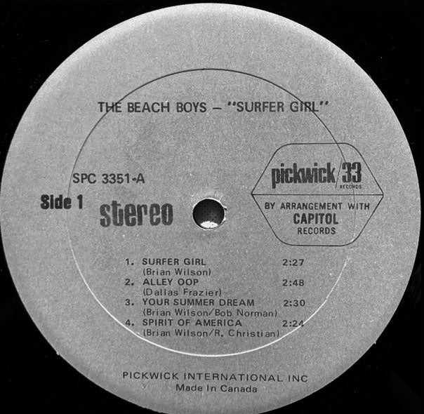 The Beach Boys – Surfer Girl - 1973 in Shrinkwrap!