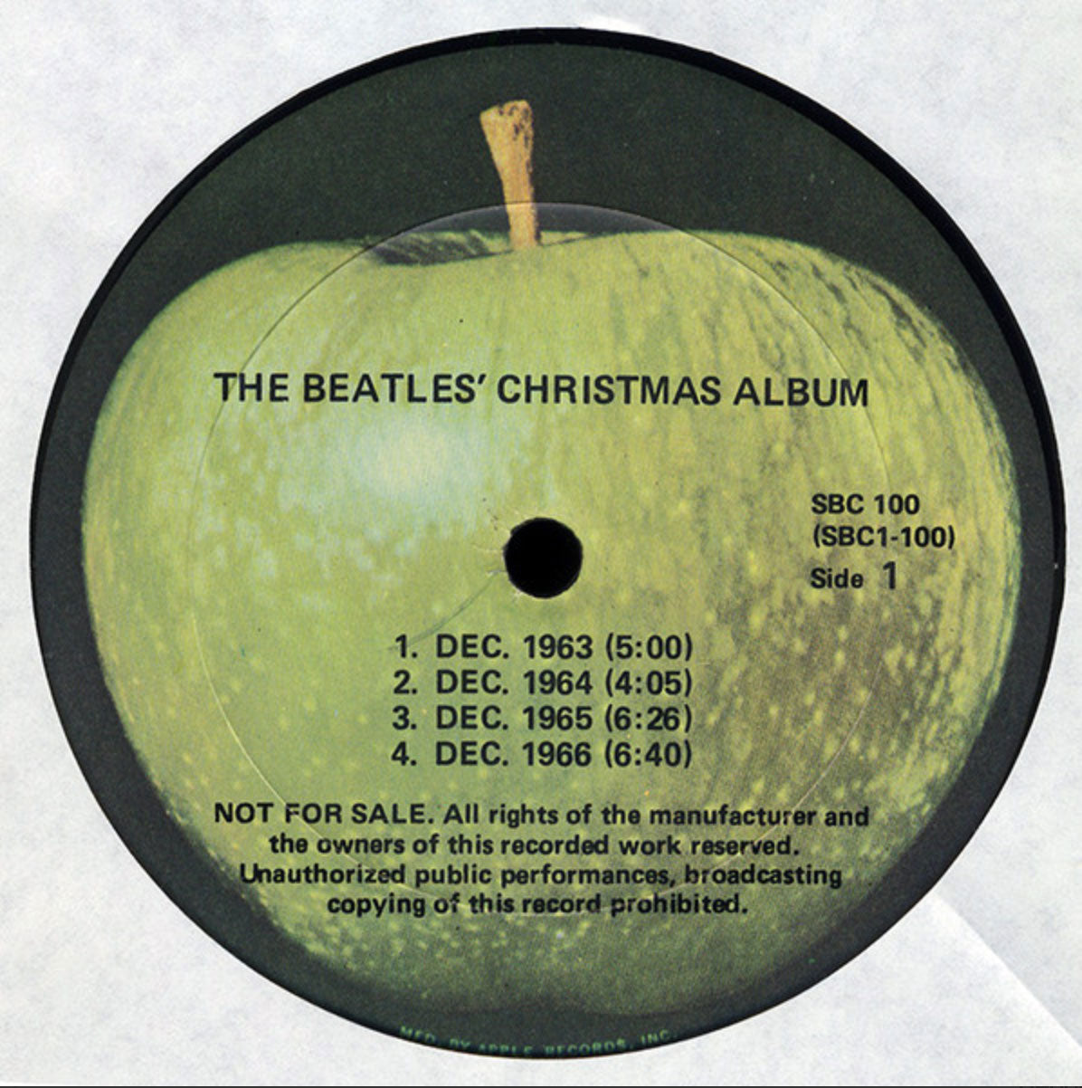 The Beatles ‎– Christmas Album - 1970 MONO, RARE!