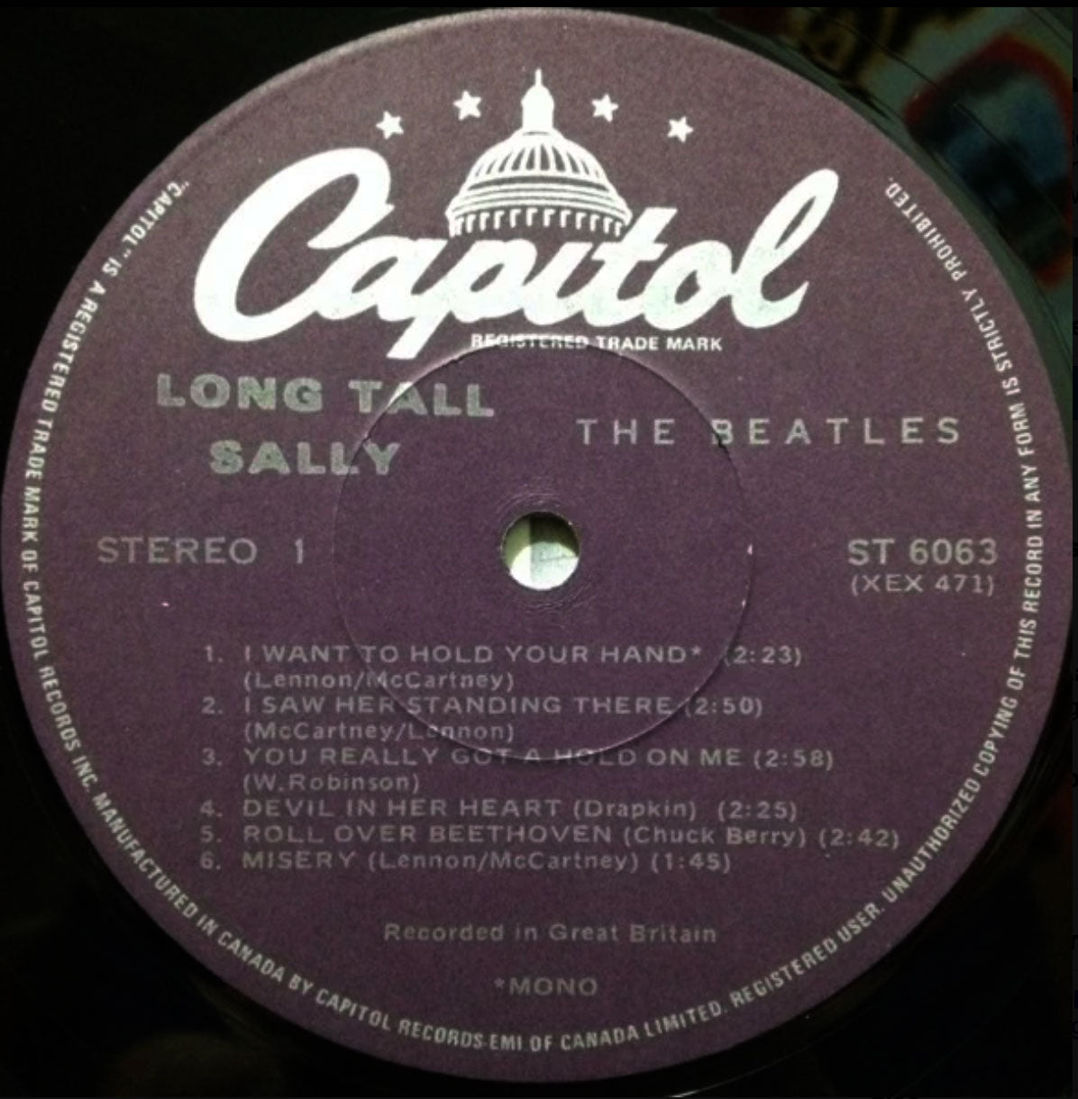 The Beatles ‎– Long Tall Sally - RARE