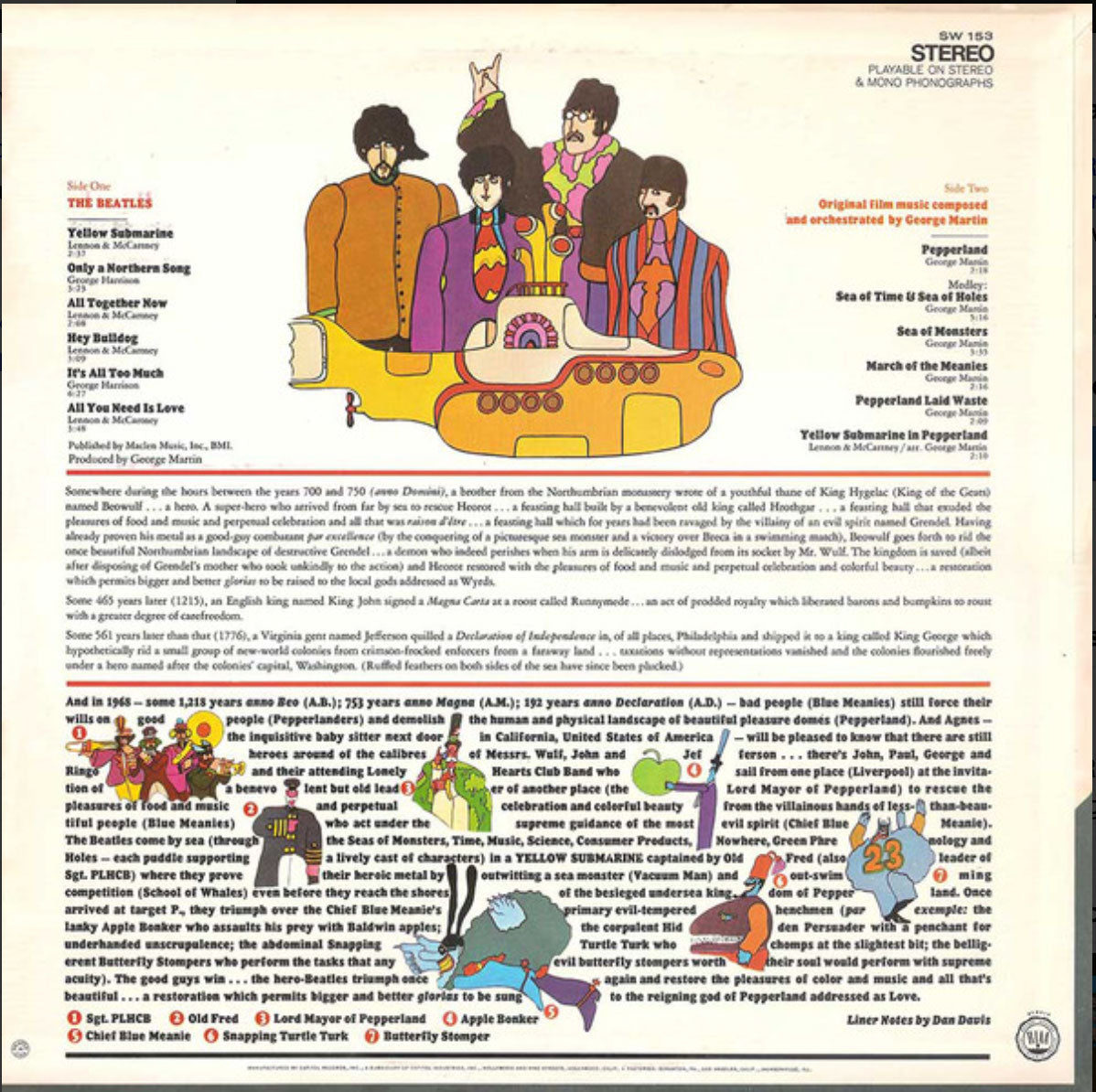 The Beatles ‎– Yellow Submarine - 1971 Near Mint - RARE!