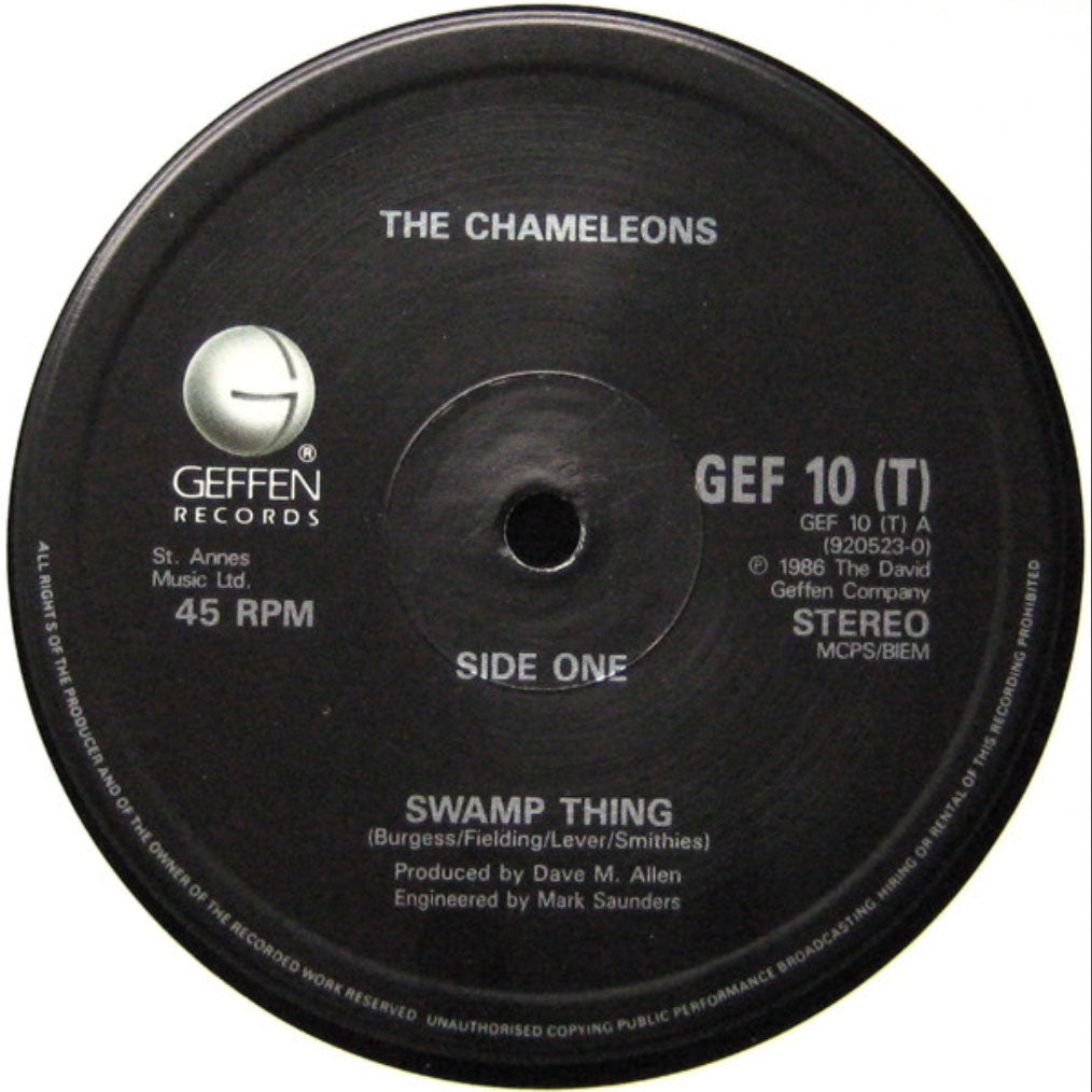 The Chameleons - Swamp Thing - 1986 UK Pressing, Rare!