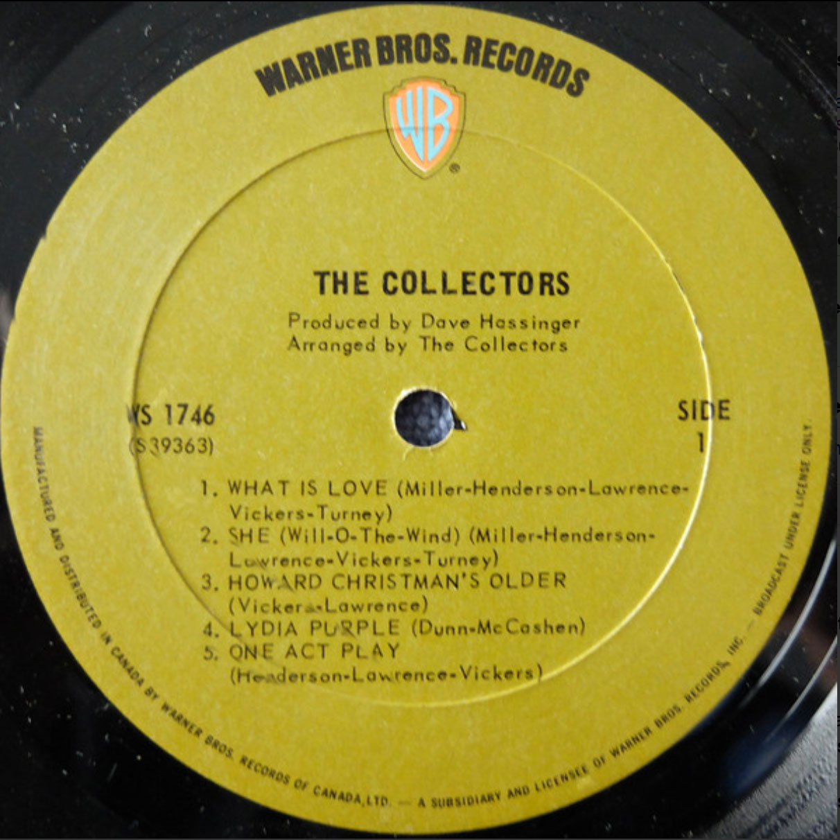 The Collectors - The Collectors - 1970 Pressing