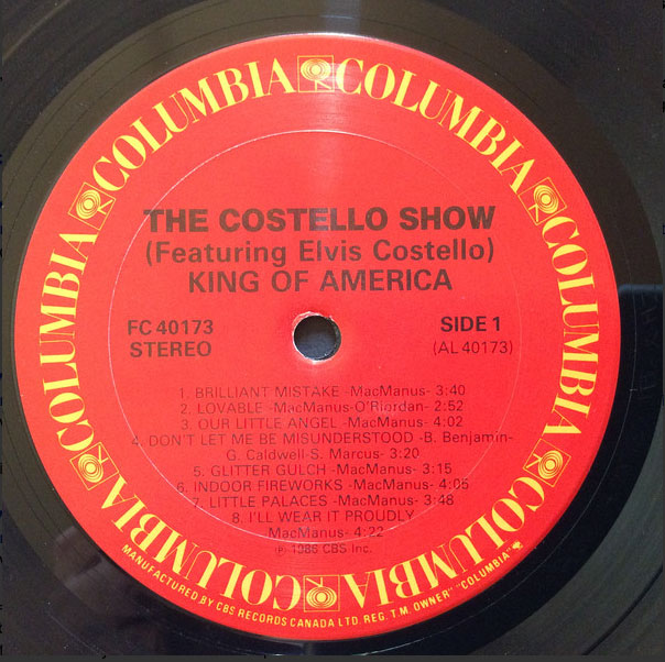 The Costello Show Featuring The Attractions - King Of America