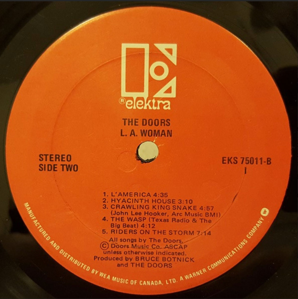 The Doors ‎– LA Woman - 1980