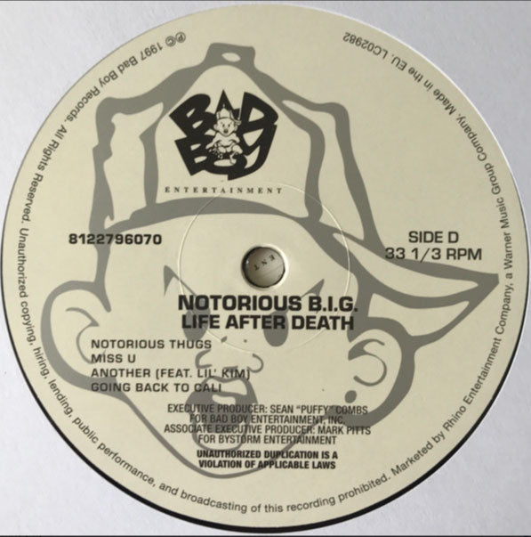 The Notorious BIG ‎– Life After Death