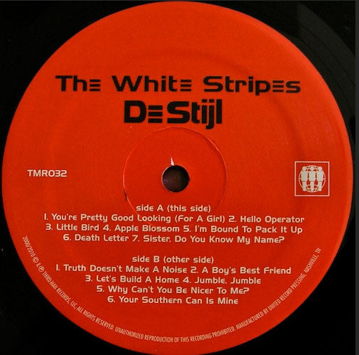 The White Stripes – De Stijl - US Pressing VinylPursuit.com
