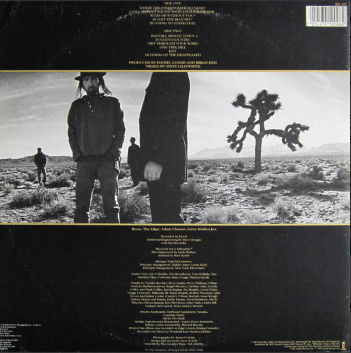 U2 ‎– The Joshua Tree - 1987 VinylPursuit.com
