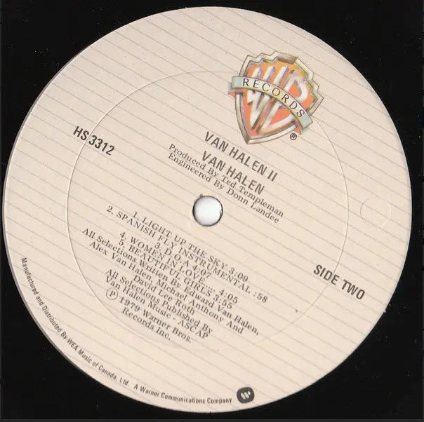 Van Halen‎– Van Halen II - 1979 VinylPursuit.com