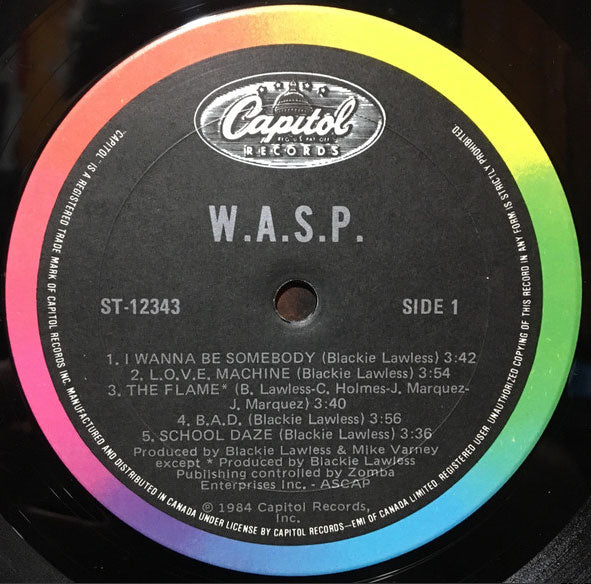 WASP – WASP - 1984 VinylPursuit.com