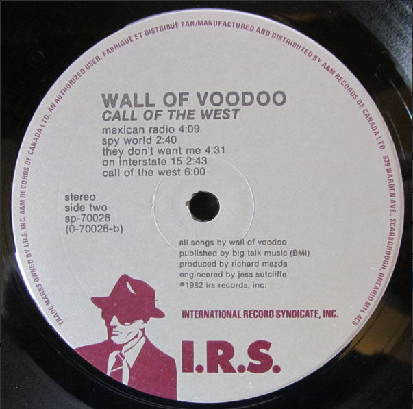 Wall Of Voodoo - Call Of The West VinylPursuit.com