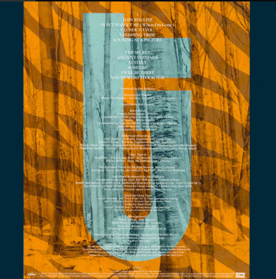 Glass Tiger - The Thin Red Line - 1986 VinylPursuit.com