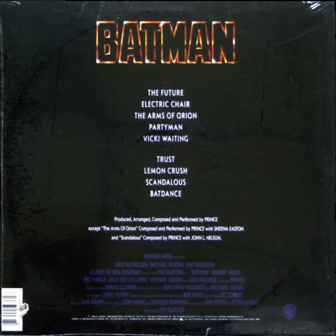 Prince - Batman Motion Picture Movie Soundtrack VinylPursuit.com