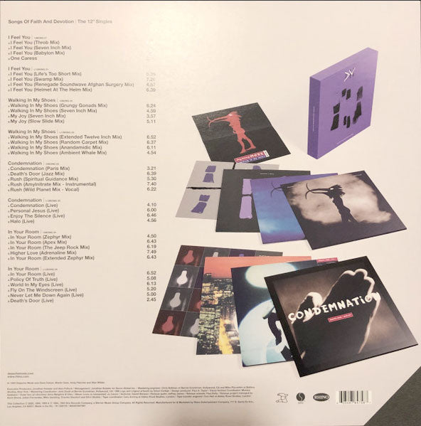 Depeche Mode – Songs Of Faith And Devotion -12" Singles Box Set