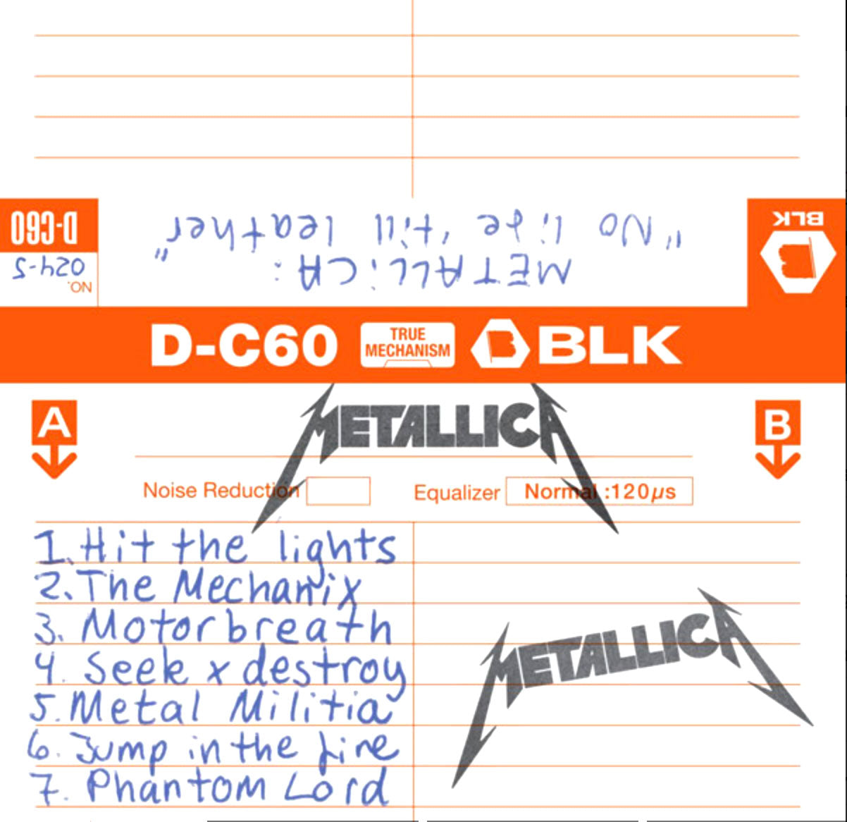 Metallica - No Life 'Till Leather Cassette - SEALED - RARE