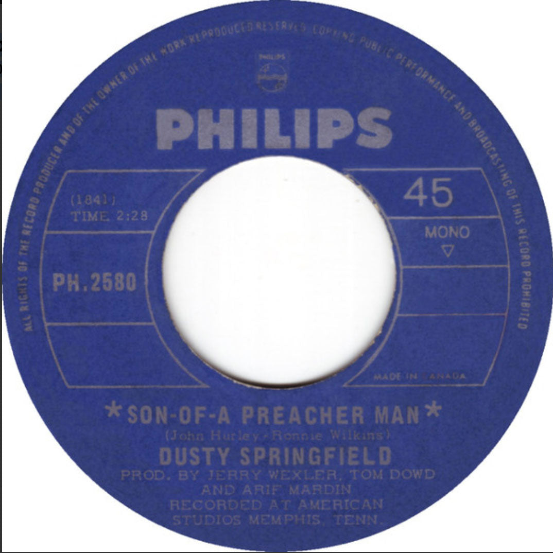 Dusty Springfield - Son of a Preacher Man - 45 RPM Single - RARE