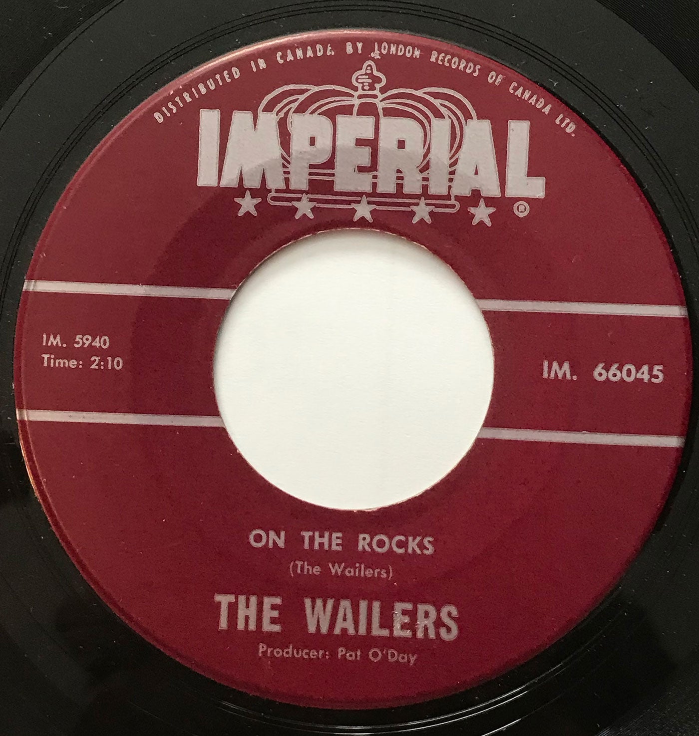 The Wailers – Mashi / Velva - 45 RPM Single