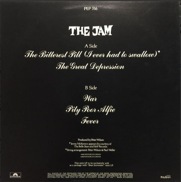 The Jam – Beat Surrender / The Bitterest Pill - 2 Albums