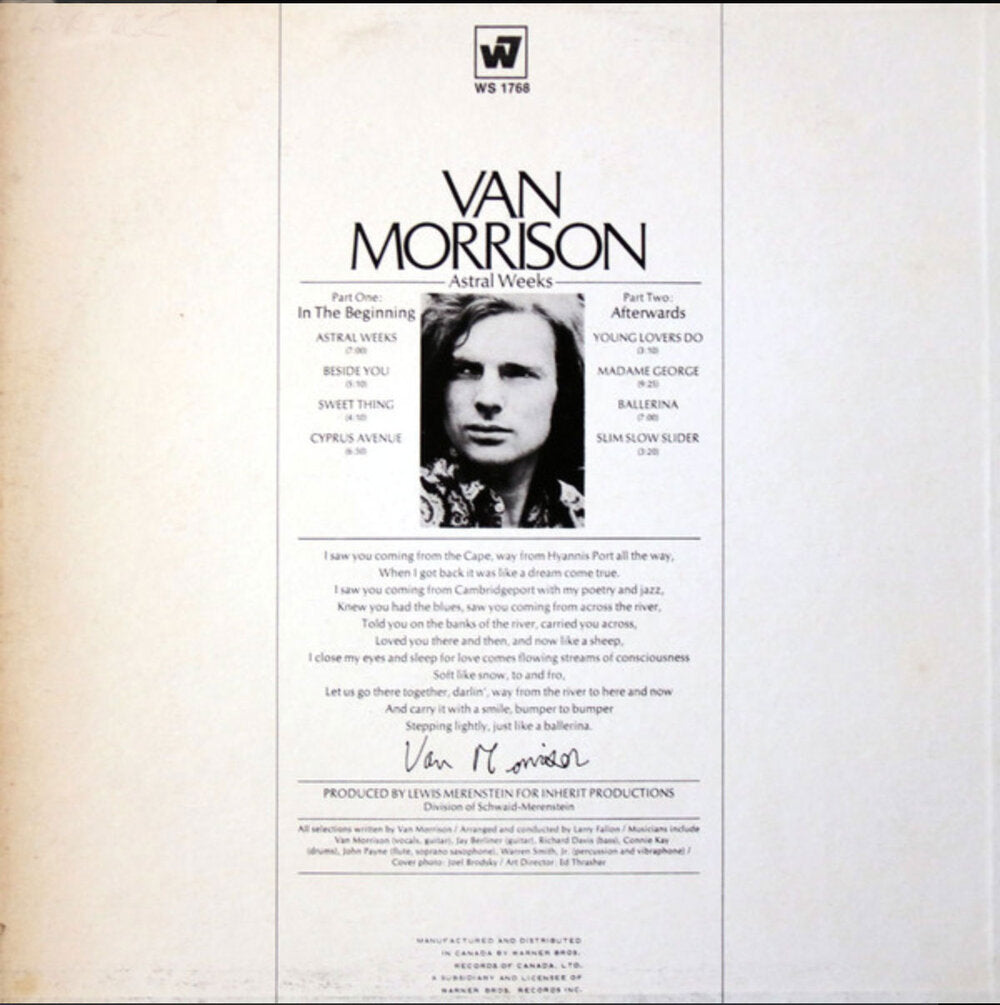 Van Morrison ‎–Astral Weeks - Remastered!
