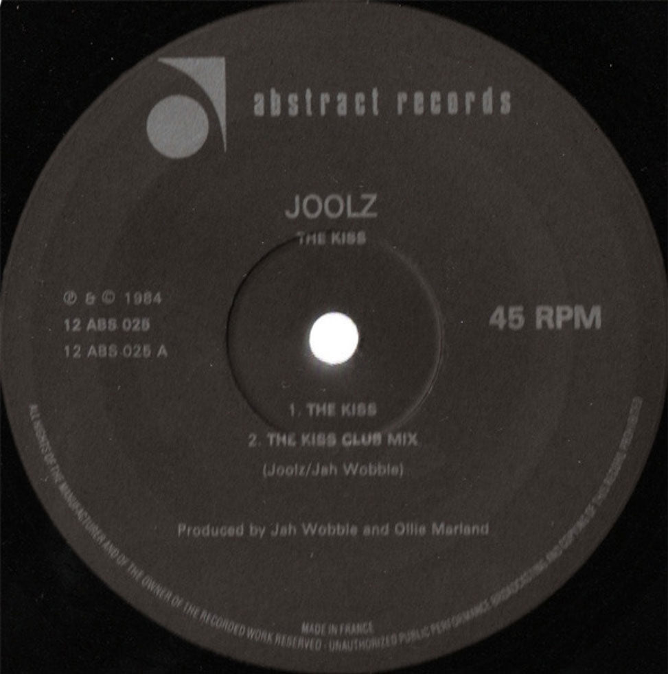 Joolz - The Kiss  - Rare 1984 UK Pressing