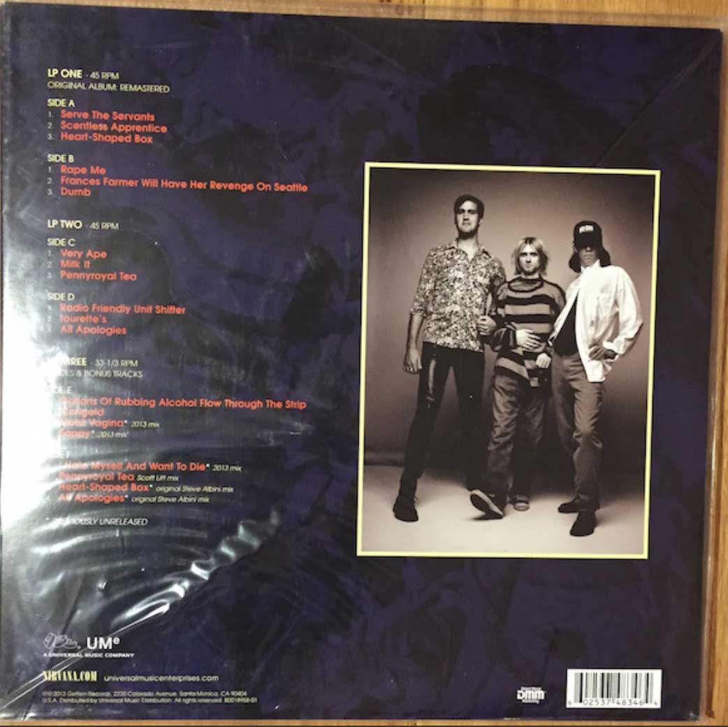 Nirvana - In Utero - Remastered, 45rpm SEALED