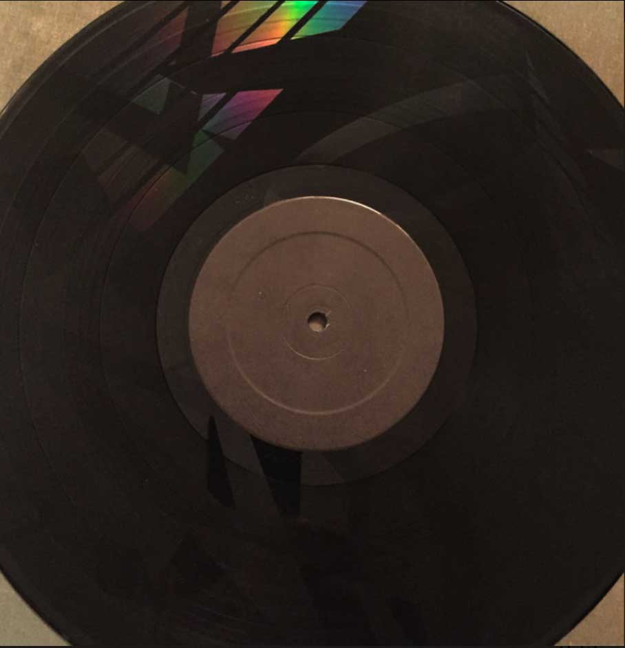 Split Enz ‎– True Colours - Yellow Cover, Etched Vinyl