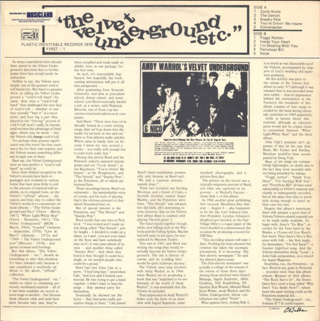 The Velvet Underground -  Etc. - RARE