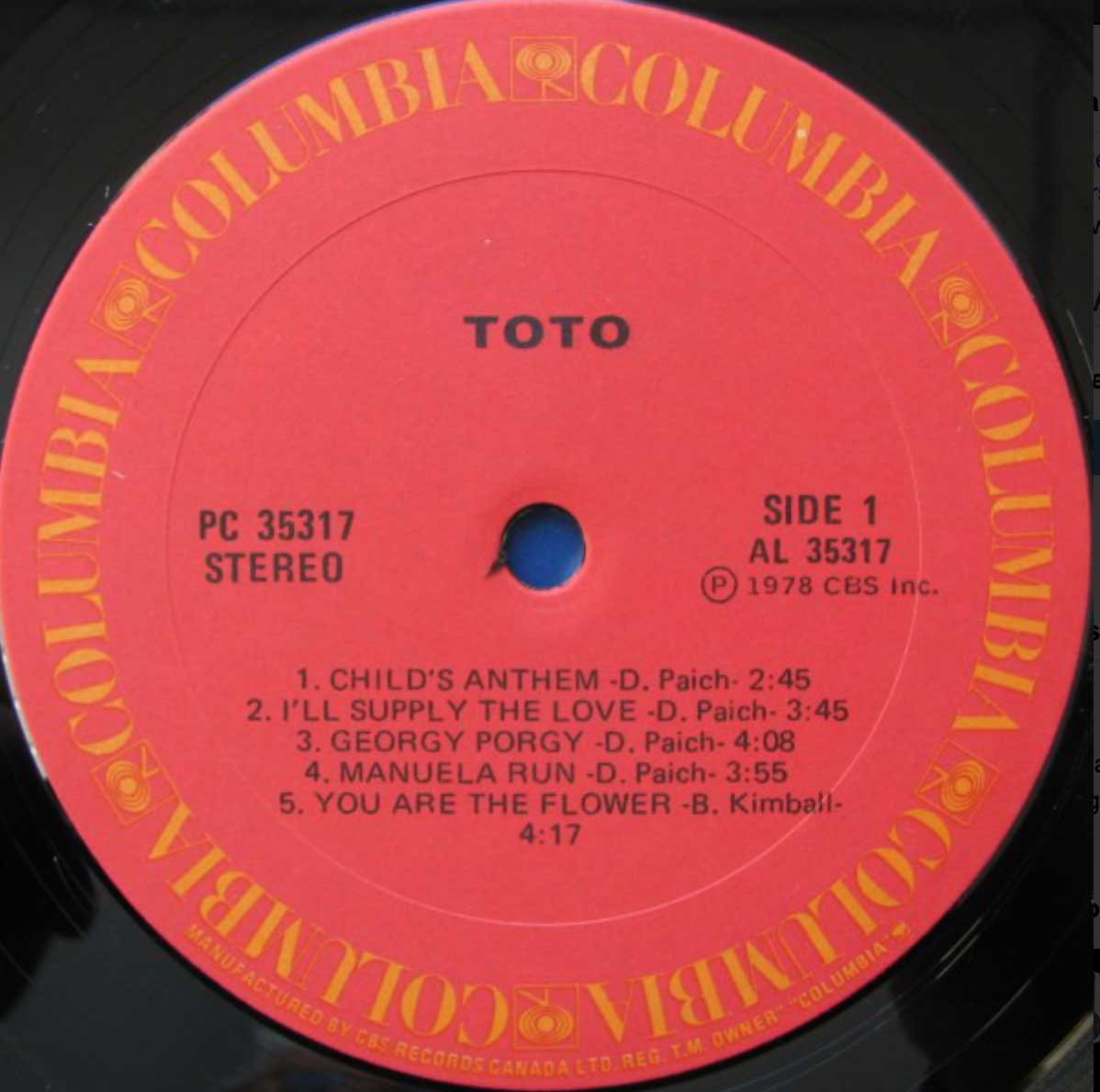Toto ‎– Toto - 1978