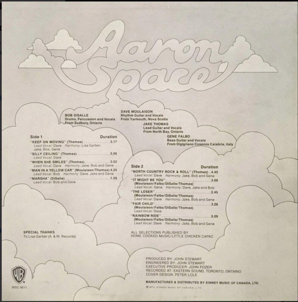 AARON SPACE ‎– Aaron Space - Rare - VinylPursuit.com