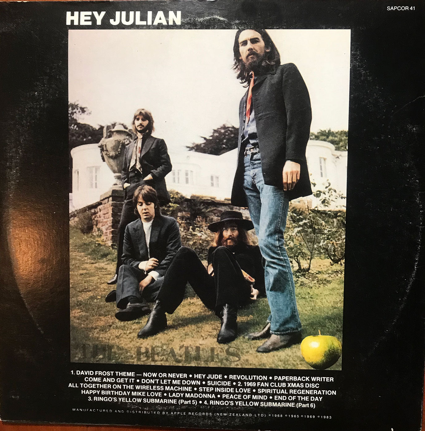 The Beatles ‎– Hey Julian - RARE 1988 Australian Pressing