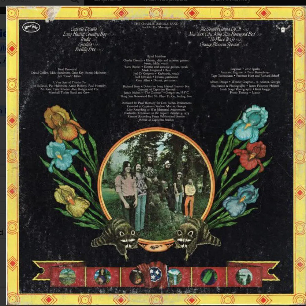 CHARLIE DANIELS BAND - Fire On The Mountain - VinylPursuit.com